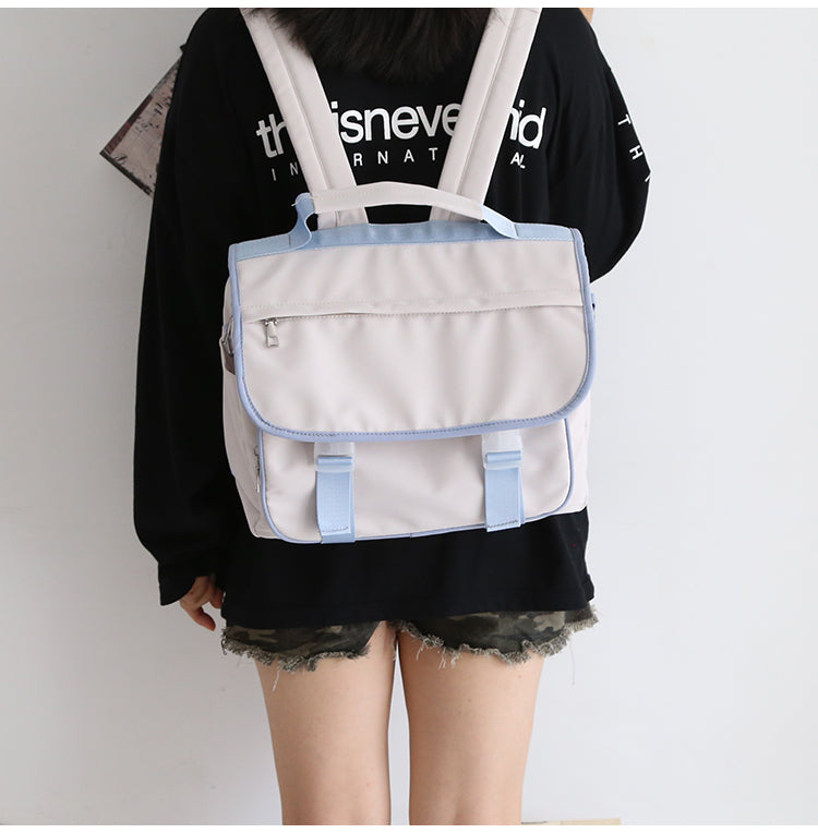 Gothslove Women Multifunctional Bag Trendy Crossbody Bag Simple Small backpack School Shoulder Bag College Student Bookbag