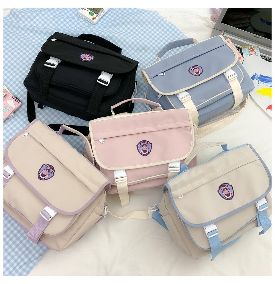 Gothslove Womens Crossbody Bag Nylon Waterproof Student Schoolbags Large-capacity Travel Backpack Shoulder Bags