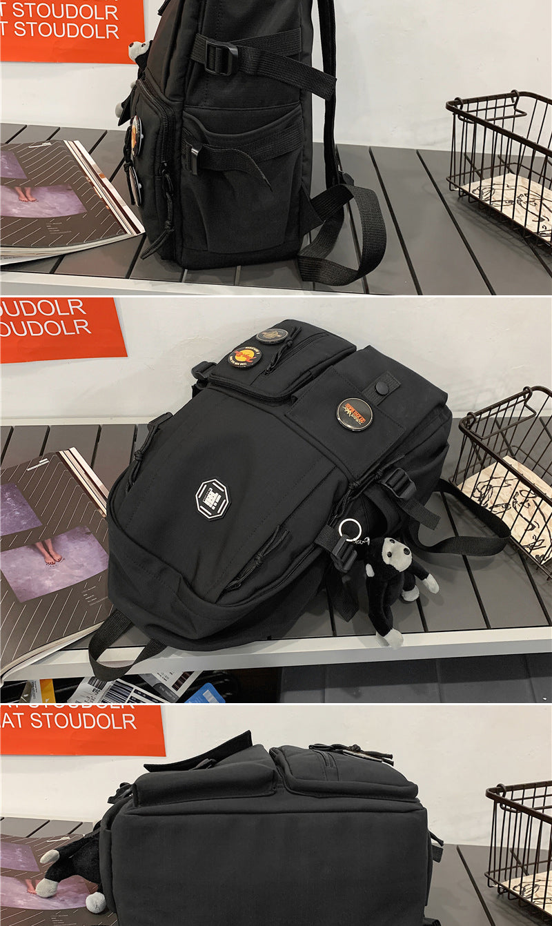 Gothslove Aesthetic Backpacks Waterproof Nylon Collegiate Backpack Large Capacity Highschool Backpack Travel Backpack For Women Men