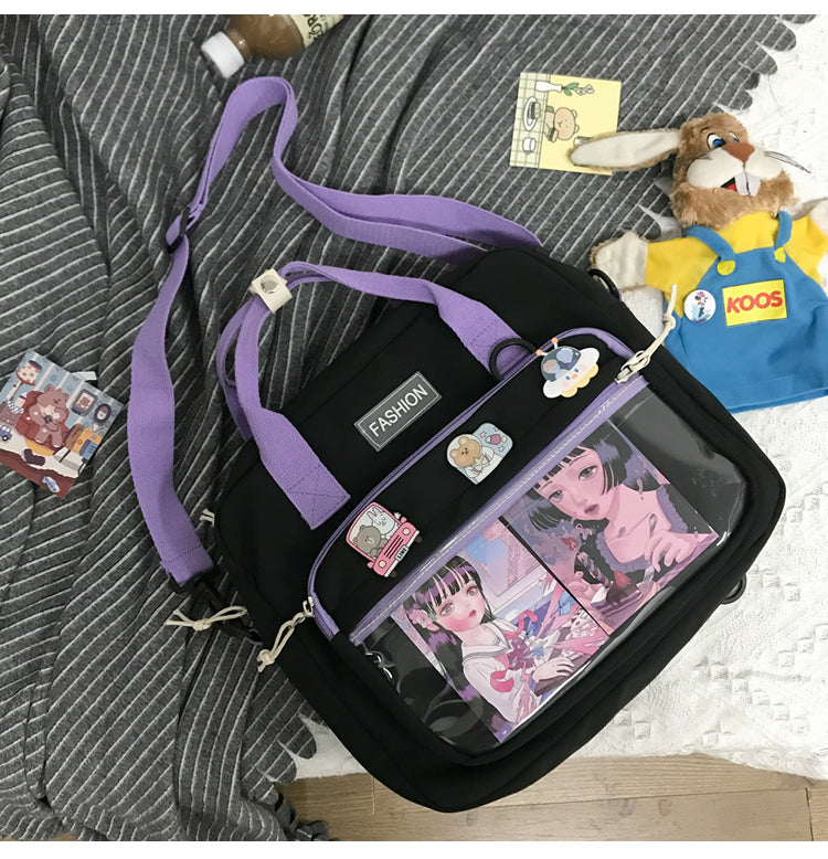 Gothslove Multifunctional Cute Backpacks For Women Harajuku Kawaii Multi-purpose Messenger Bookbag Waterproof Backpacks For Colleges