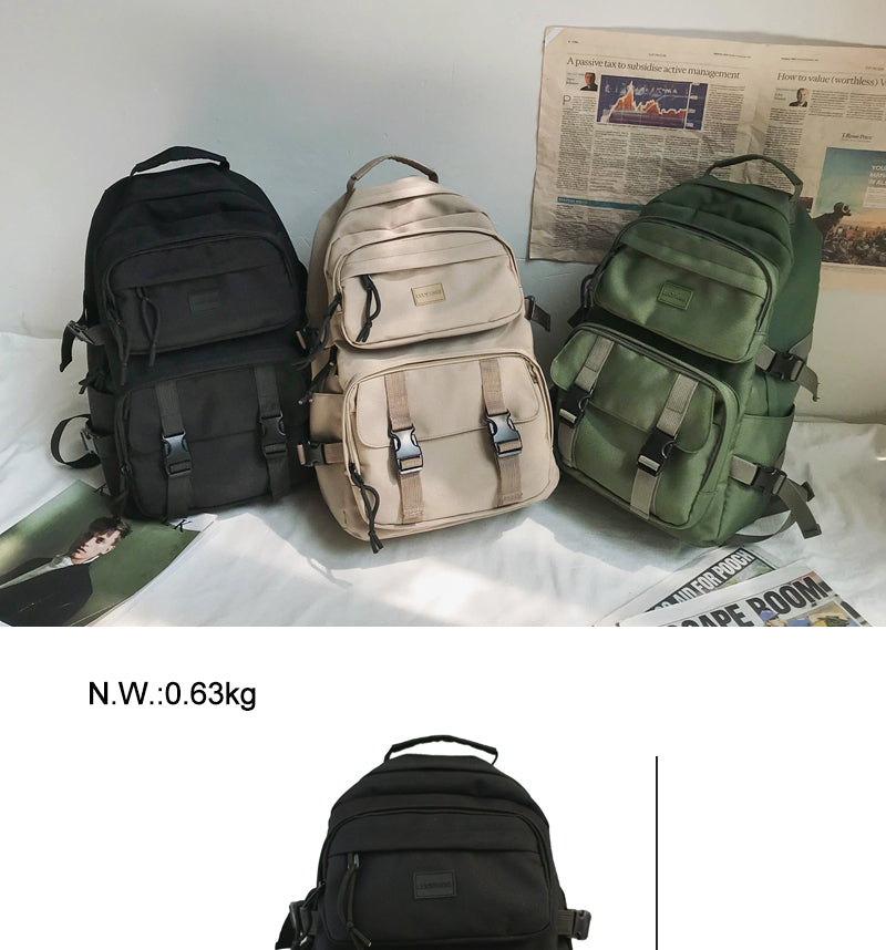 Www.elitedesignerbags.com Aesthetic Backpacks Waterproof Nylon Backpacks For Women Mens Black Backpack Messenger Bookbag Travel Backpacks For Colleges