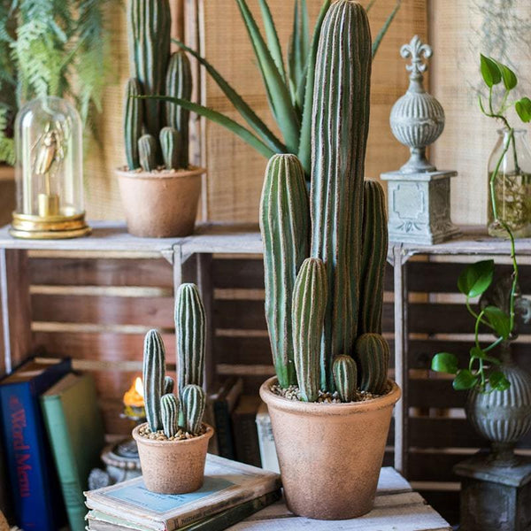 Artificial Cactus in Brown Pot