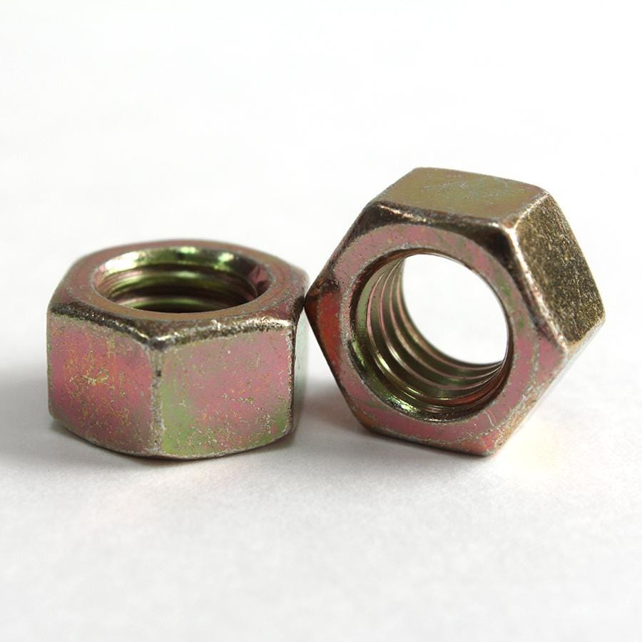 3/4-16 Grade 8 SAE Yellow Zinc Finish Hex Nut