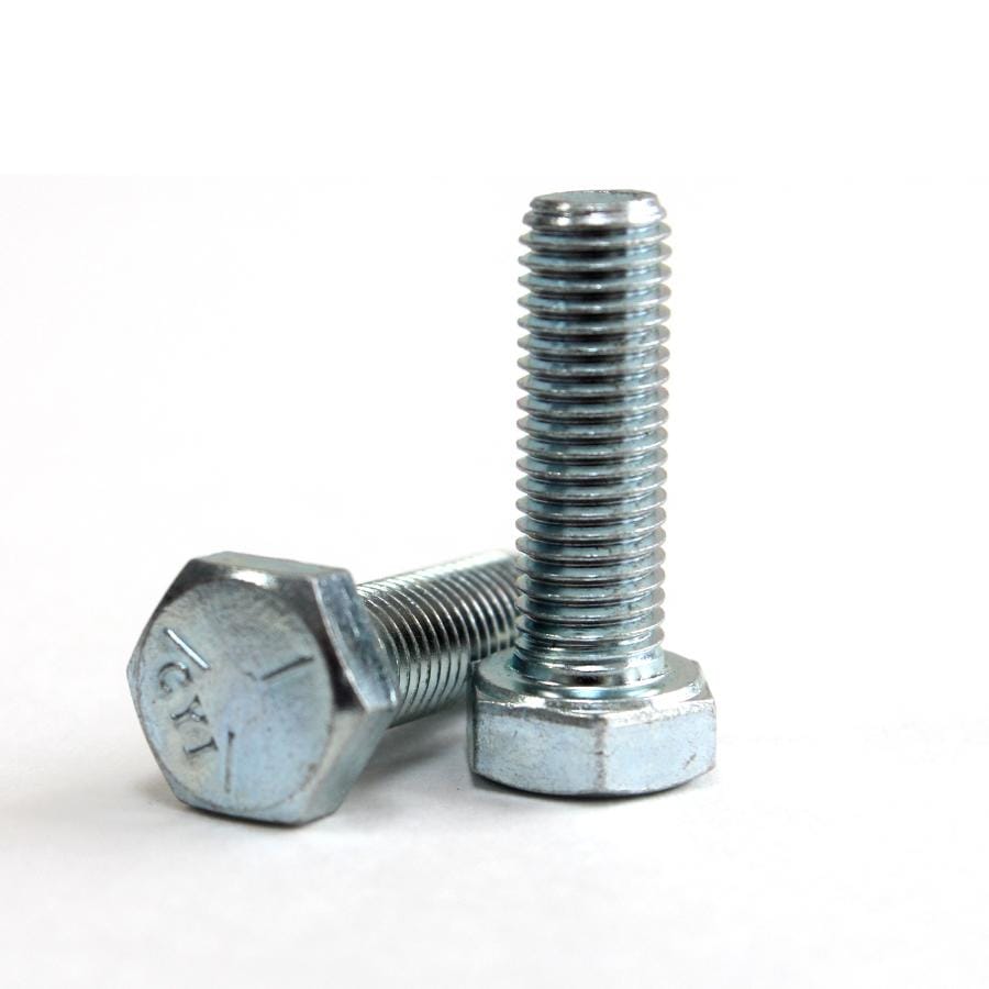 M10-1.50 x 25mm Metric 8.8  Zinc Finish Hex Cap Screw-Fully Threaded