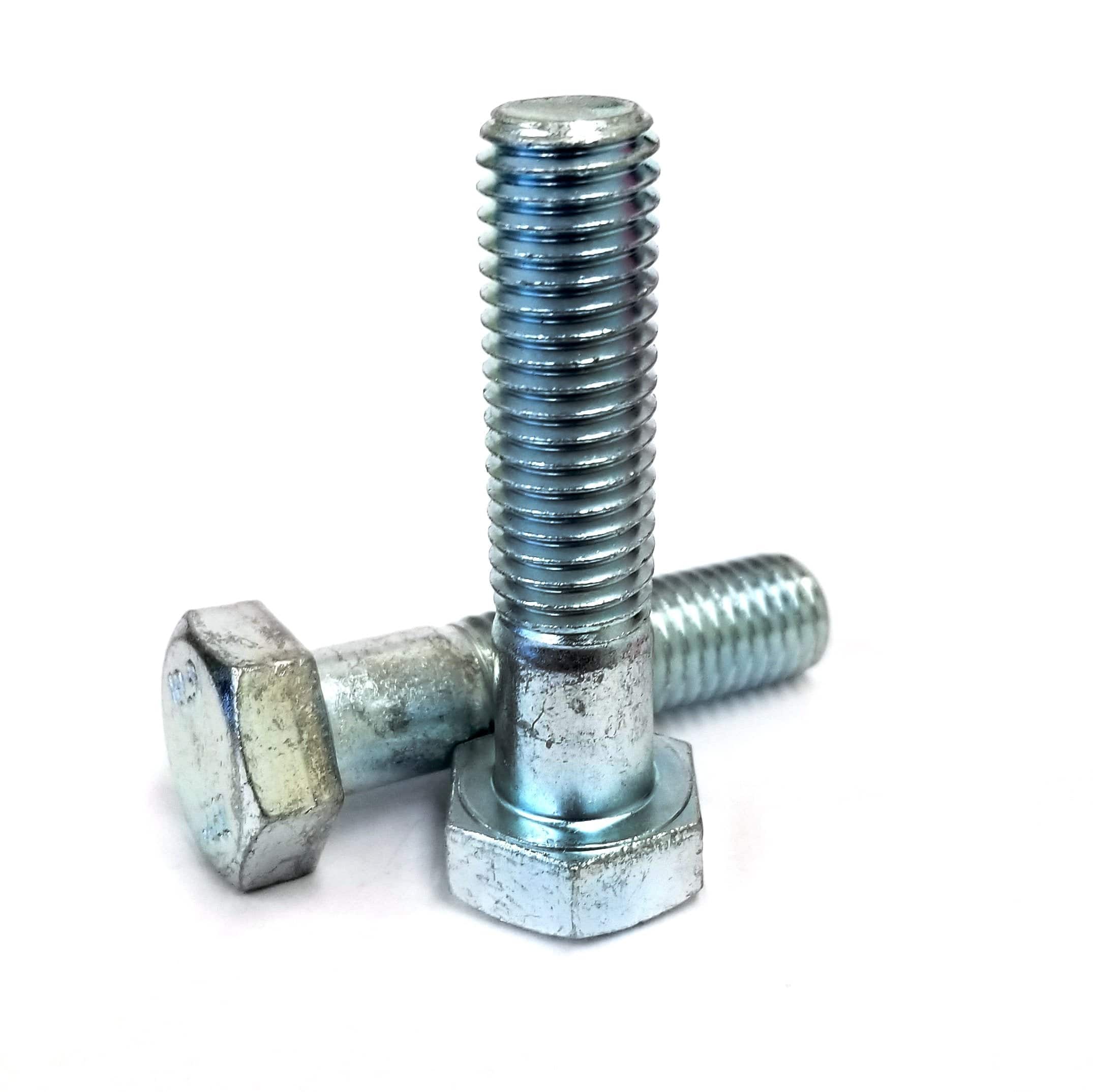 M16-2.00 x 60mm Metric 8.8 Zinc Finish Hex Cap Screw-Partially Threaded