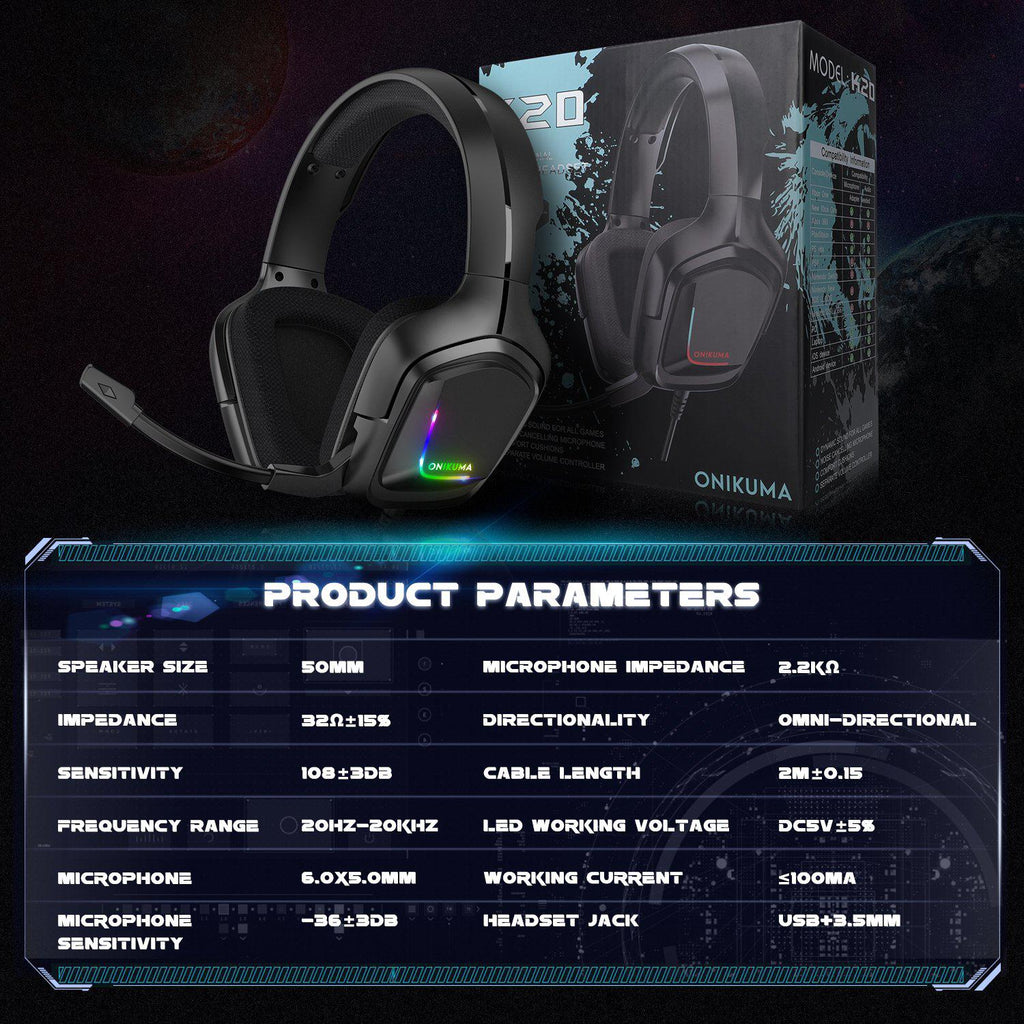 Onikuma K20 Gaming Headset