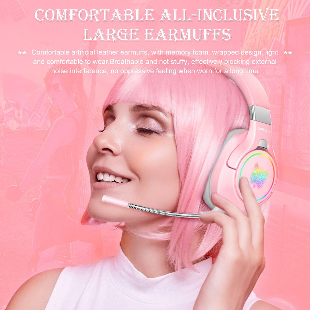 ONKUMA K15 Gaming Headset Foldable with 
