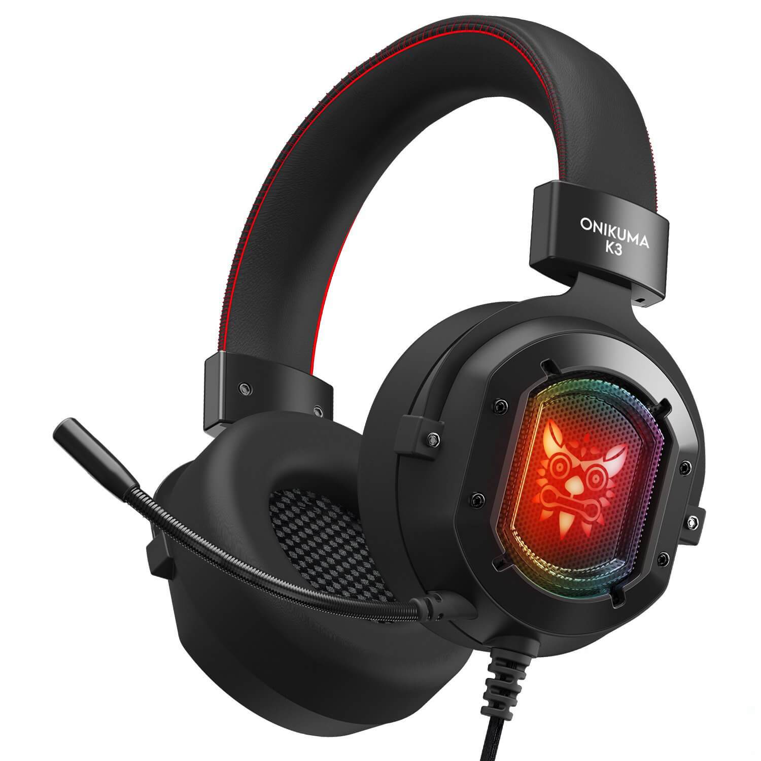 ONIKUMA K3 Wired RGB Light Gaming Headset
