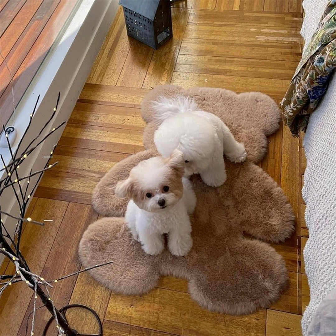 Cute Fuzzy Bear Rugs