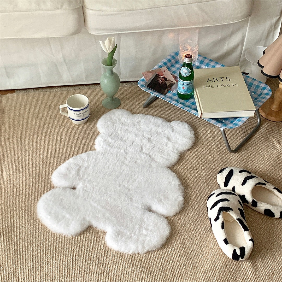 Cute Fuzzy Bear Rugs