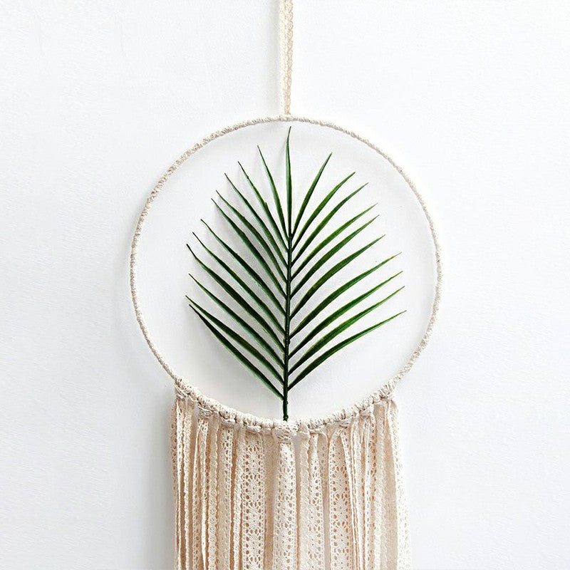 Macrame Tassel Leaf Wall Hanging