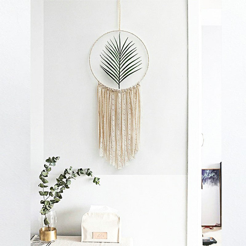 Macrame Tassel Leaf Wall Hanging