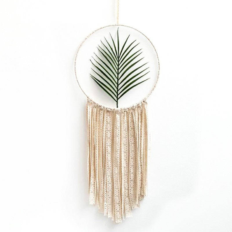 Macrame Tassel Leaf Wall Hanging