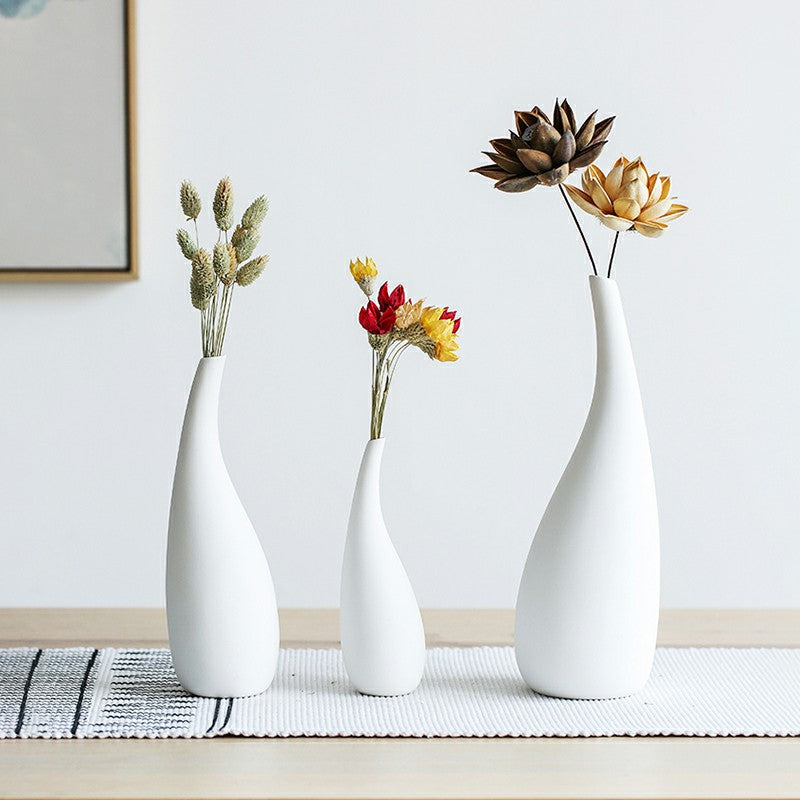 Neutral Japanese Style Ceramic Vase