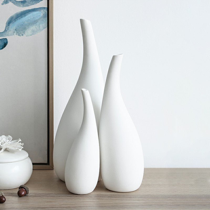 Neutral Japanese Style Ceramic Vase