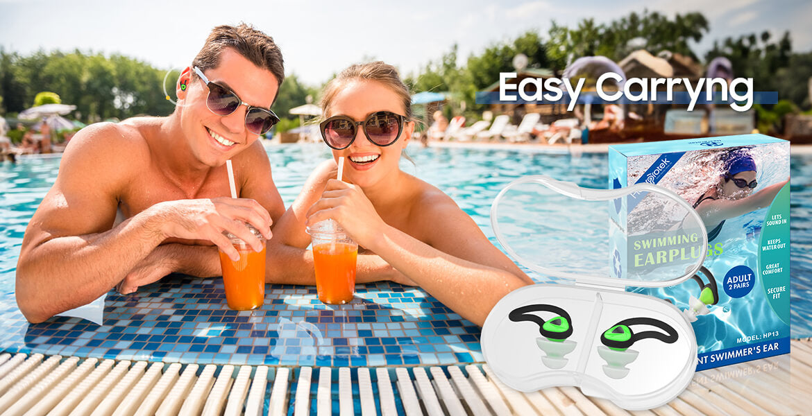 Fin-like Hearprotek Swimming Ear Plugs for Adults