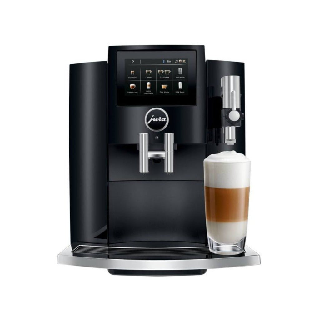 Jura S8 Super Automatic Coffee & Espresso Machine 15358 (Piano Black)