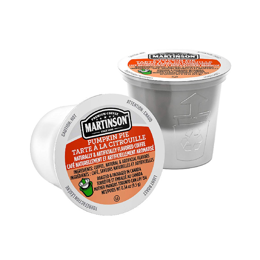 Martinson Coffee Pumpkin Pie Single Serve Pods (Box of 24)