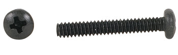 PHILLIPS PAN HEAD SCREW/Black brass, 6-32, 1