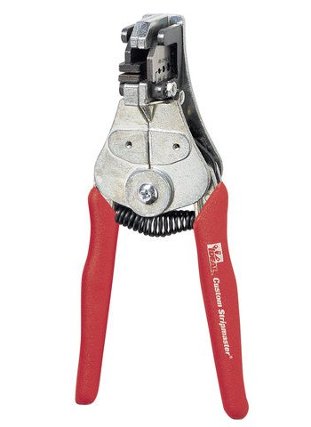 CUSTOM STRIPMASTER WIRE STRIPPER/26-30 AWG with grit pad. Strips #26-30 AWG MIL16878 Type E/600V wire.