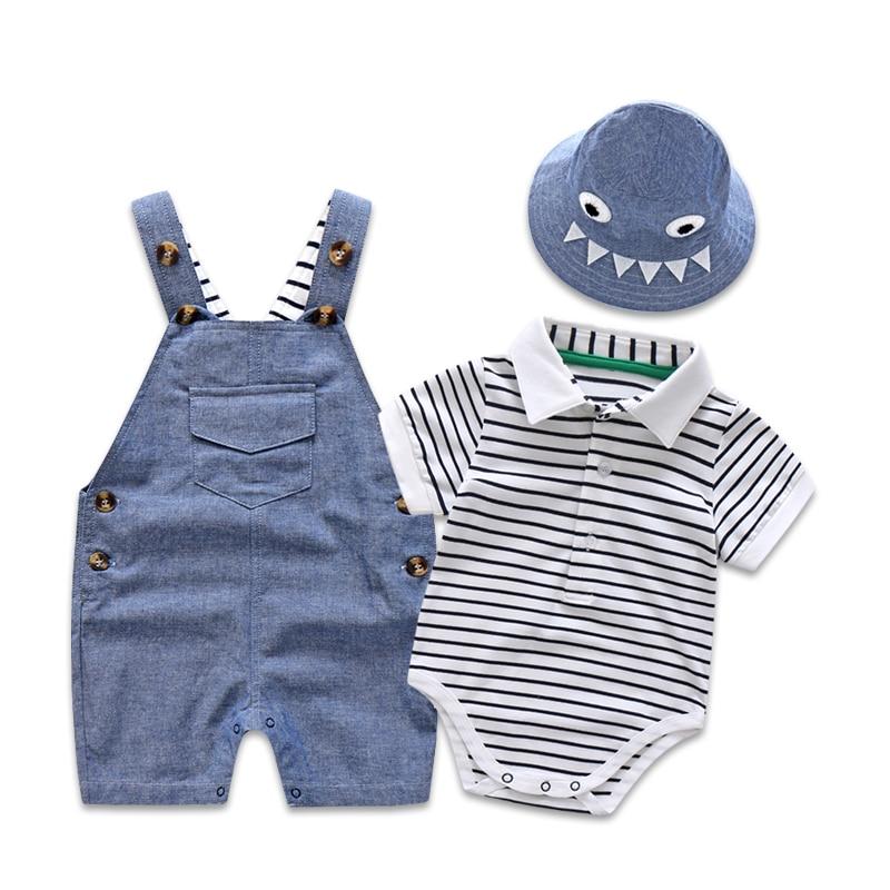 Baby Boys Clothes Sets + Hat 0-24M