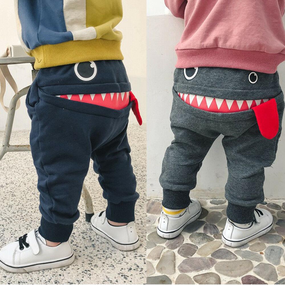 Cute Big Mouth Monster Baby Pants