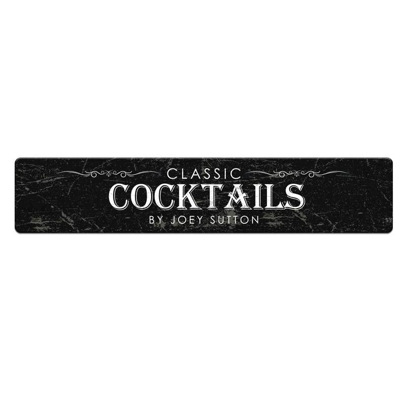 Customizable Printed Bar Mat - Classic Cocktails - 20