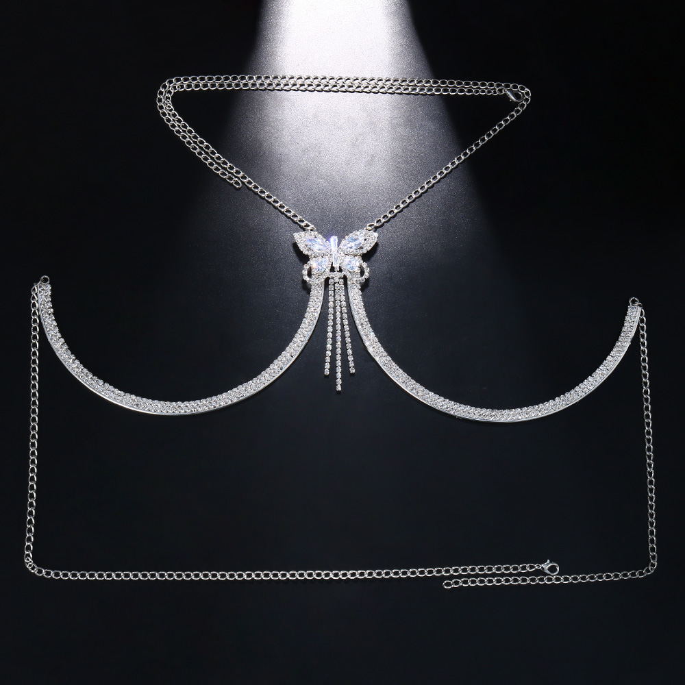 Body Necklace Butterfly Bra Chain