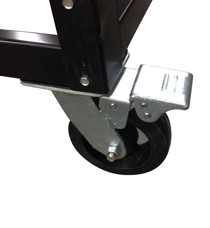 18-Post Horizontal Cart For Barriers Stanchions