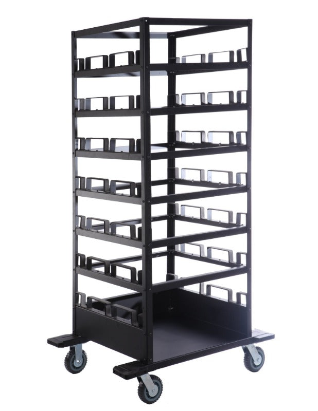 21-Post Horizontal Cart For Barriers Stanchions