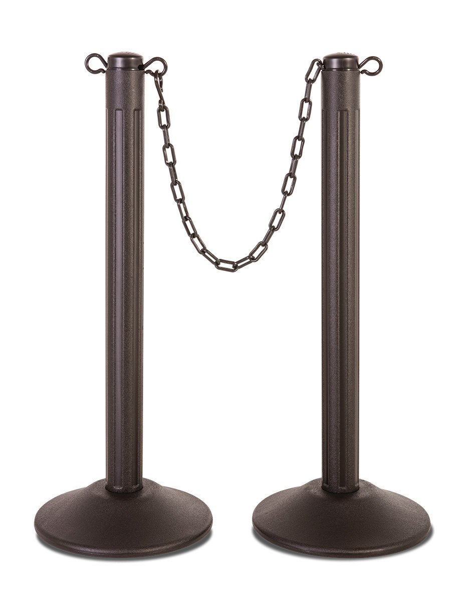ChainBoss Molded Stanchions - Filled base / 2-Pack