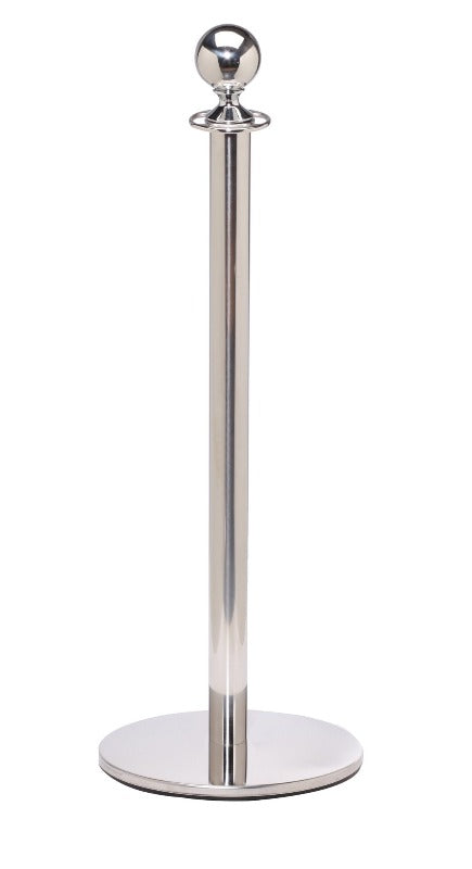 Crowd Control Barrier Stanchions Elegance Ball Top Profile Base