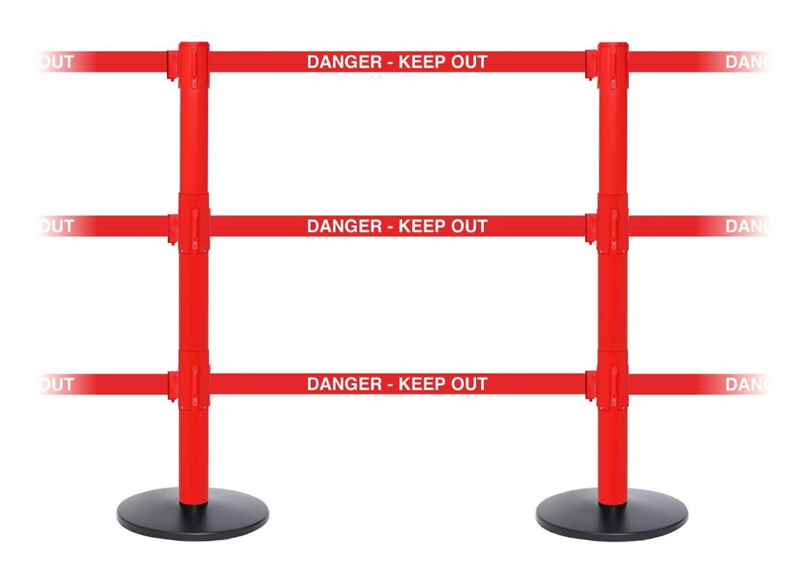 Barriers Stanchions SafetyPro Triple