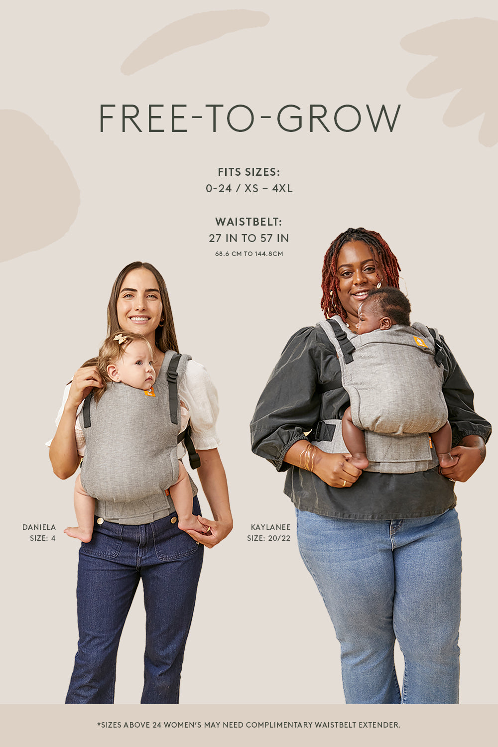 Les Gaufrettes Nice - Signature Woven Free-to-Grow Baby Carrier