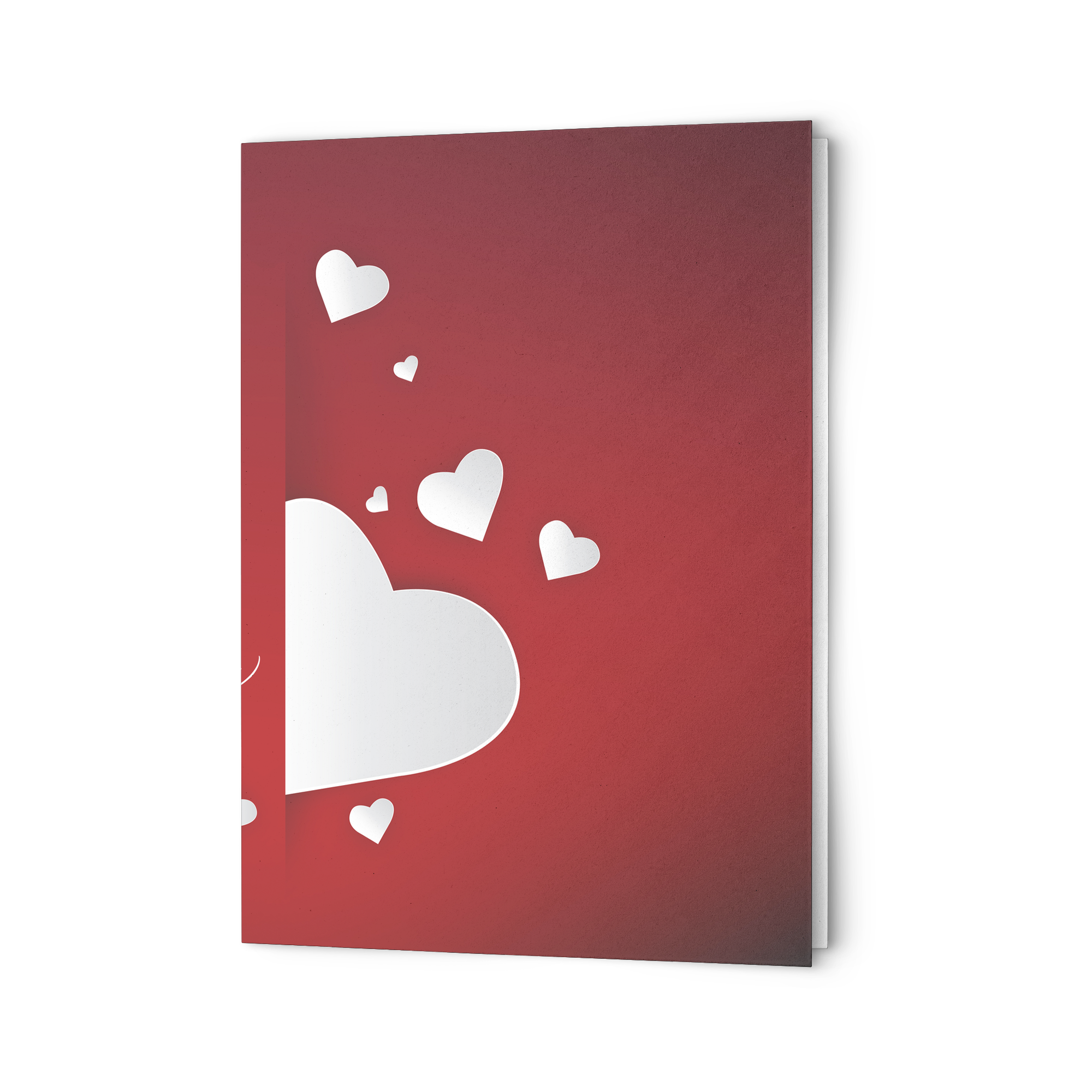A heartful Valentines day - Folded Greeting Card (Pack of 10/30/50 pcs)