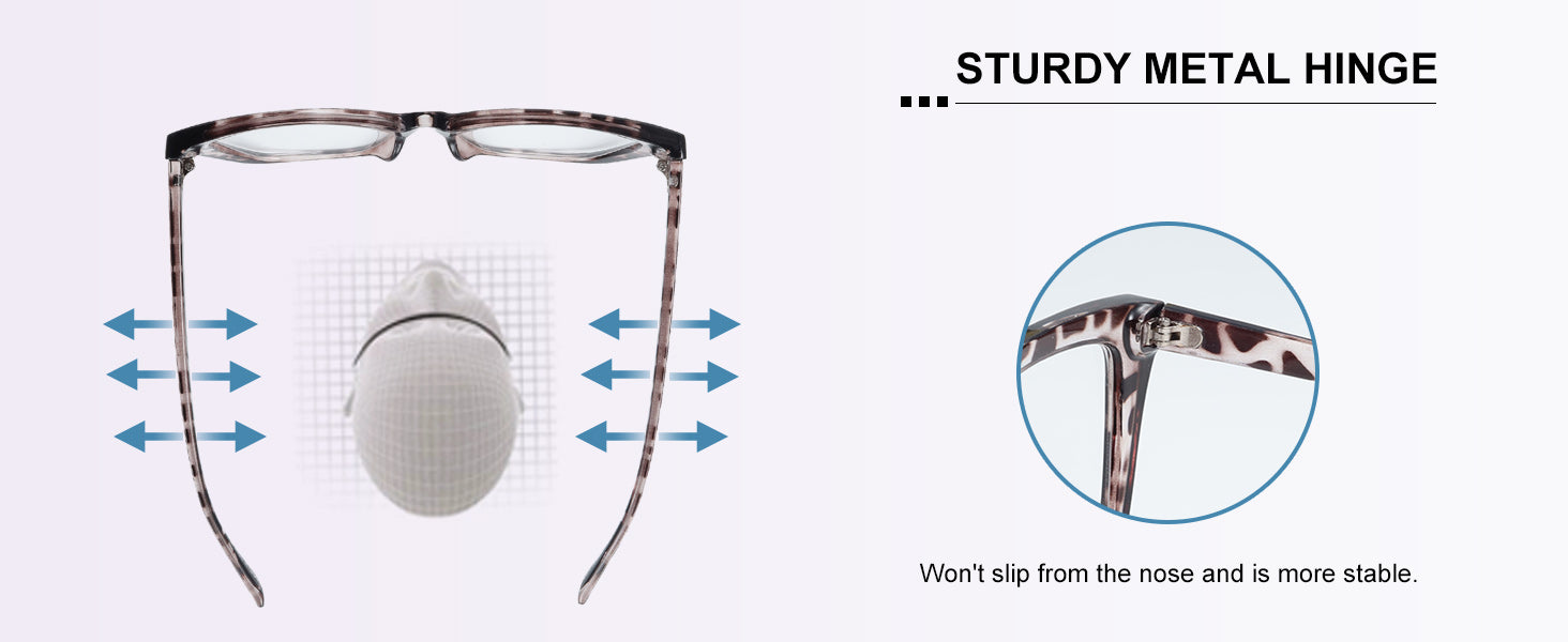 MARE AZZURO Oversized Reading Glasses Women Large Cat Eye Readers