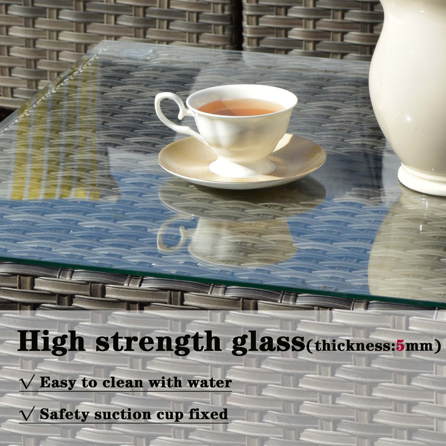 Ovios Patio Furniture Set King 12-Piece