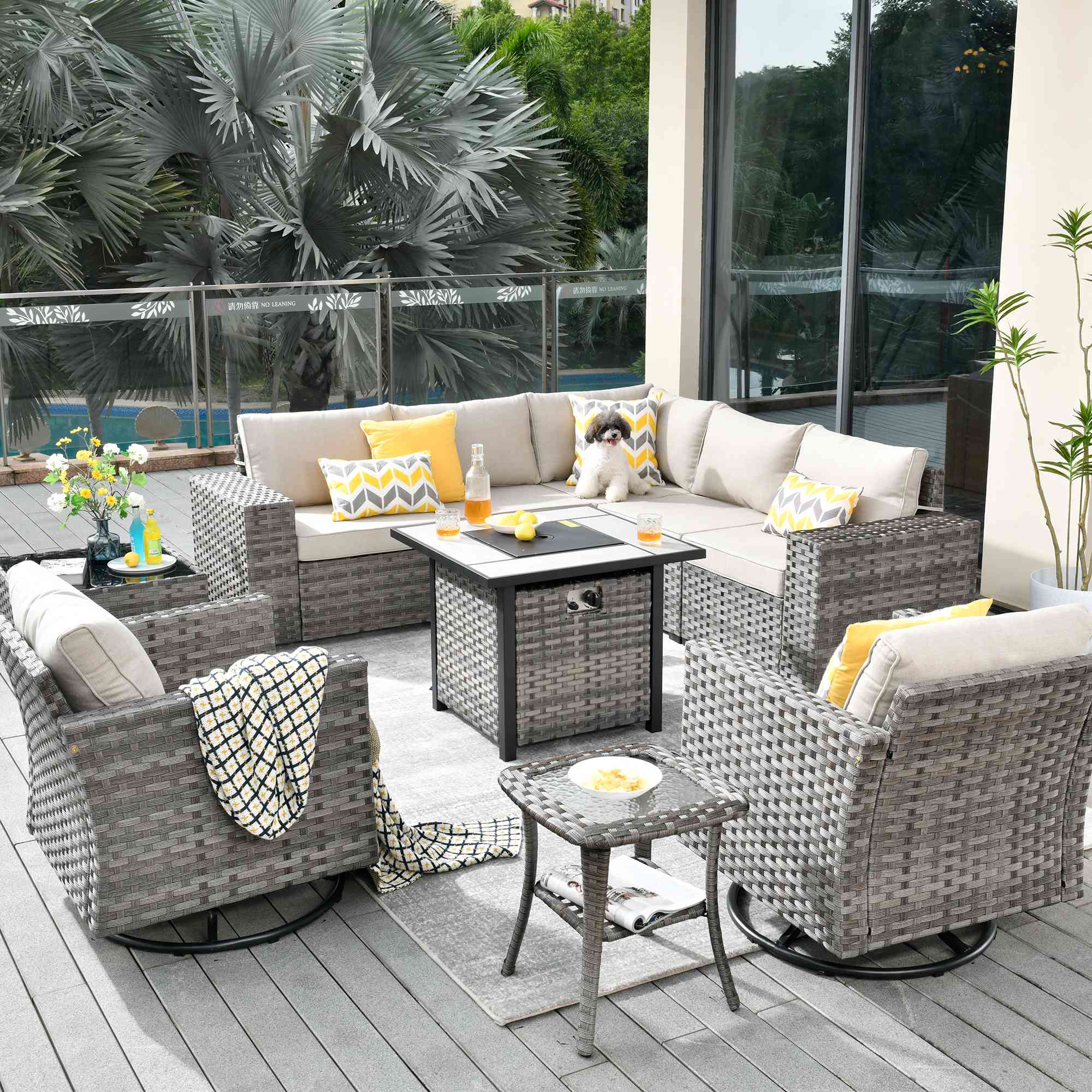 small patio sectional