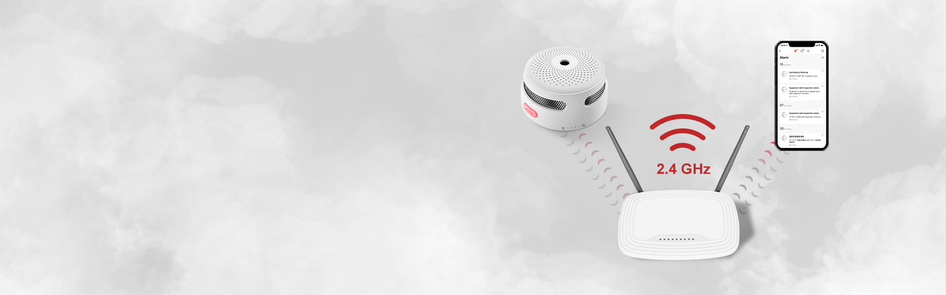 XSense XS01WT WiFi Smoke Detector, Wireless Smart Smoke Alarm