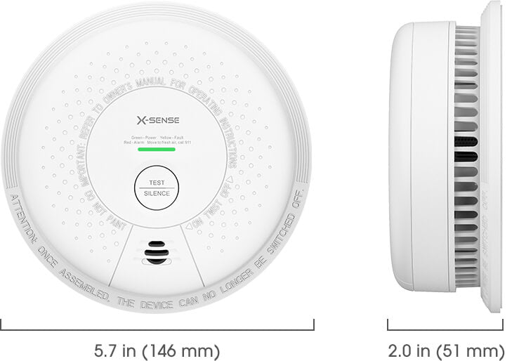 XSense SD06 Smoke Detector 10 Year Smoke Fire Alarm