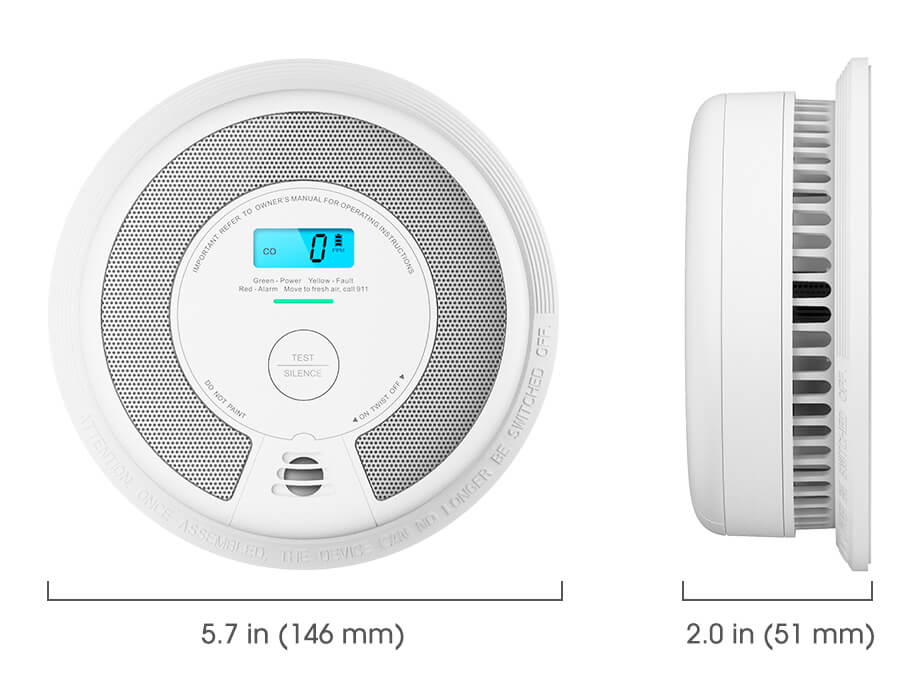 X-Sense CD07 Carbon Monoxide Detector with 10-Year Sealed ...