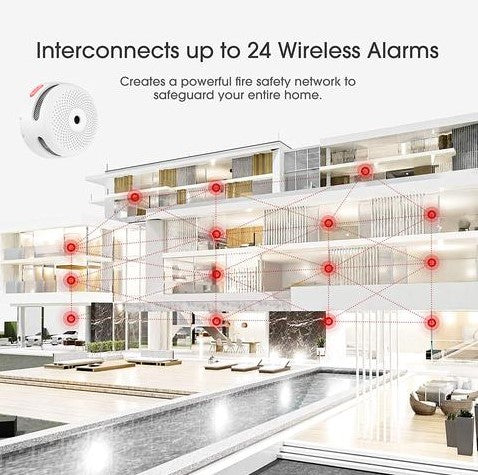 X-Sense Mini Wireless Interconnected Smoke Detector