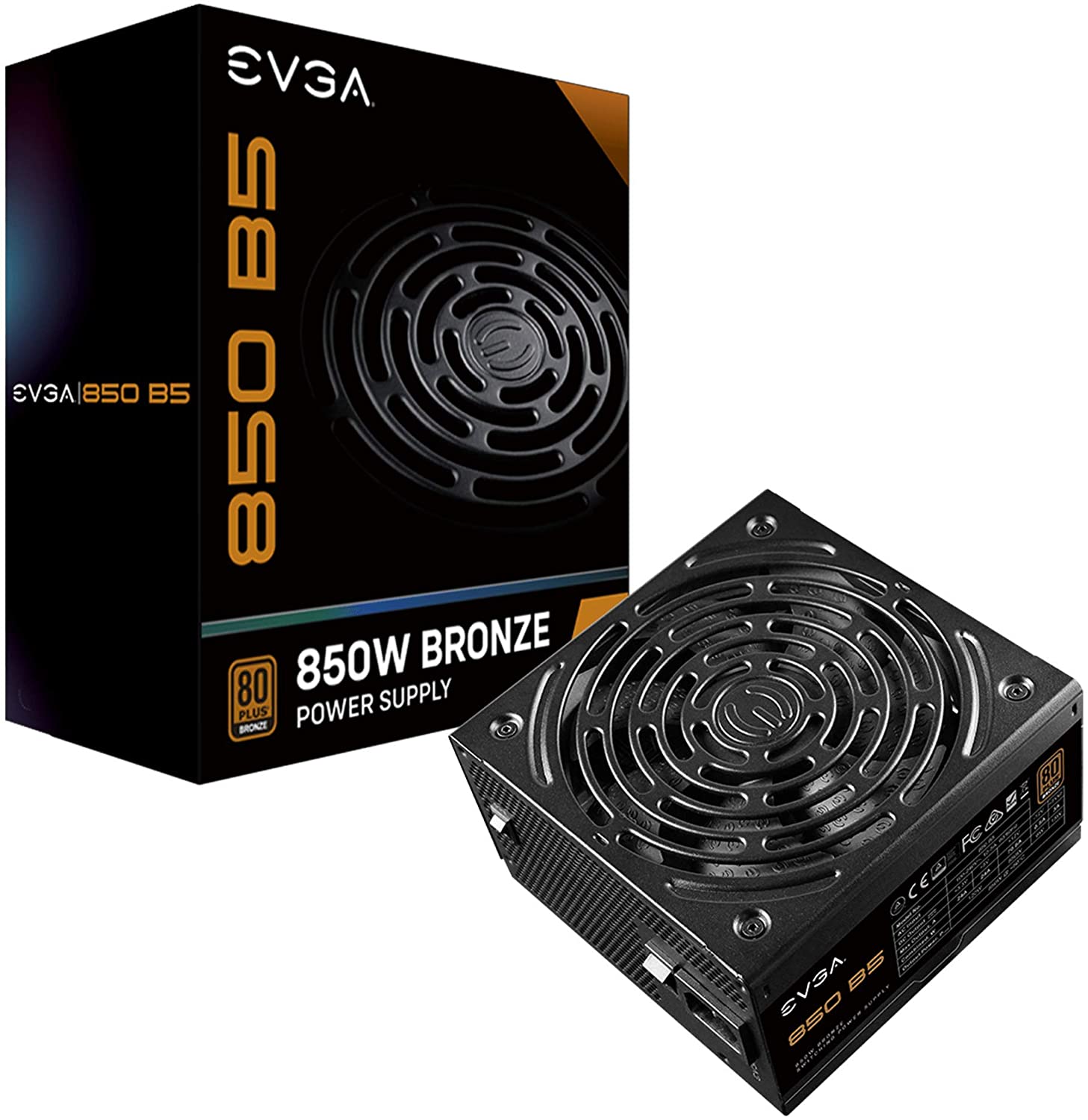 220-B5-0850-V1 EVGA 850 B5 80+ Bronze 850W Power Supply 843368064358