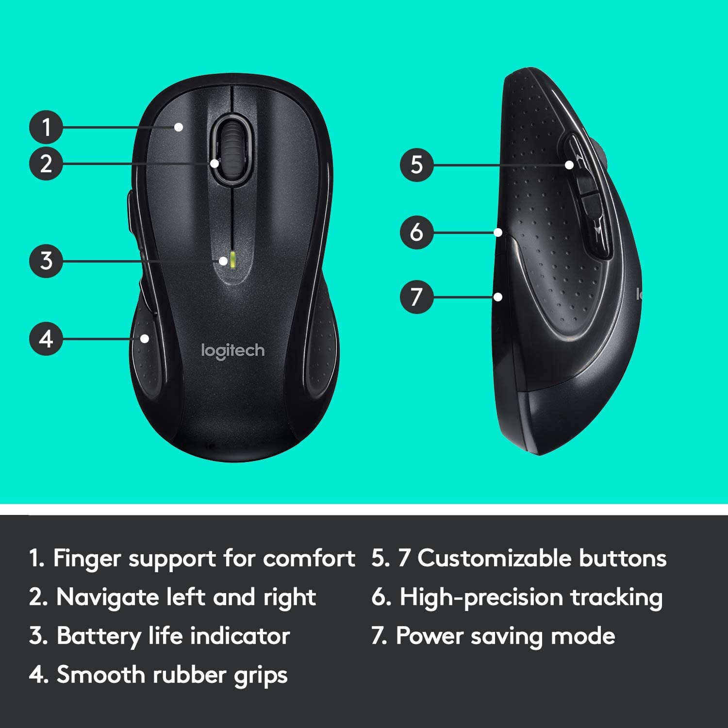 Logitech M510 Wireless Computer Mouse