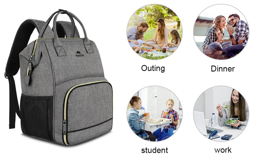 Matein Lunch Box Laptop Rucksack – Reise-Laptop-Rucksack