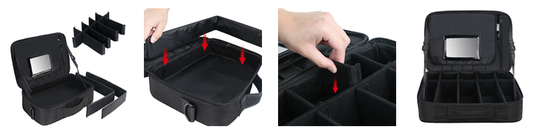 Matein Travel Professional Makeup Bag