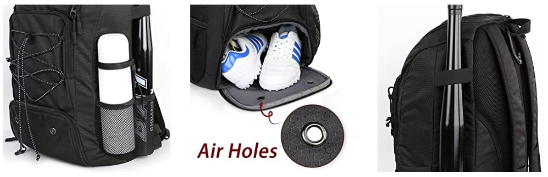 MATEIN Mochila de bate de béisbol