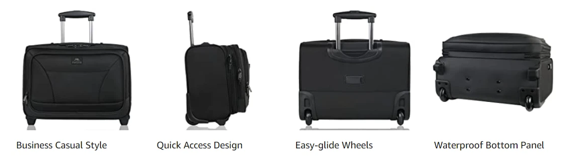 Rolling Brief Case|Best Rolling Briefcase|Rolling Briefcase|Suitcase|Matein Briefcase