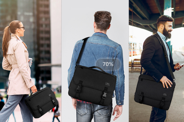 Por que la gente prefiere las bolsas de mensajero a las mochilas