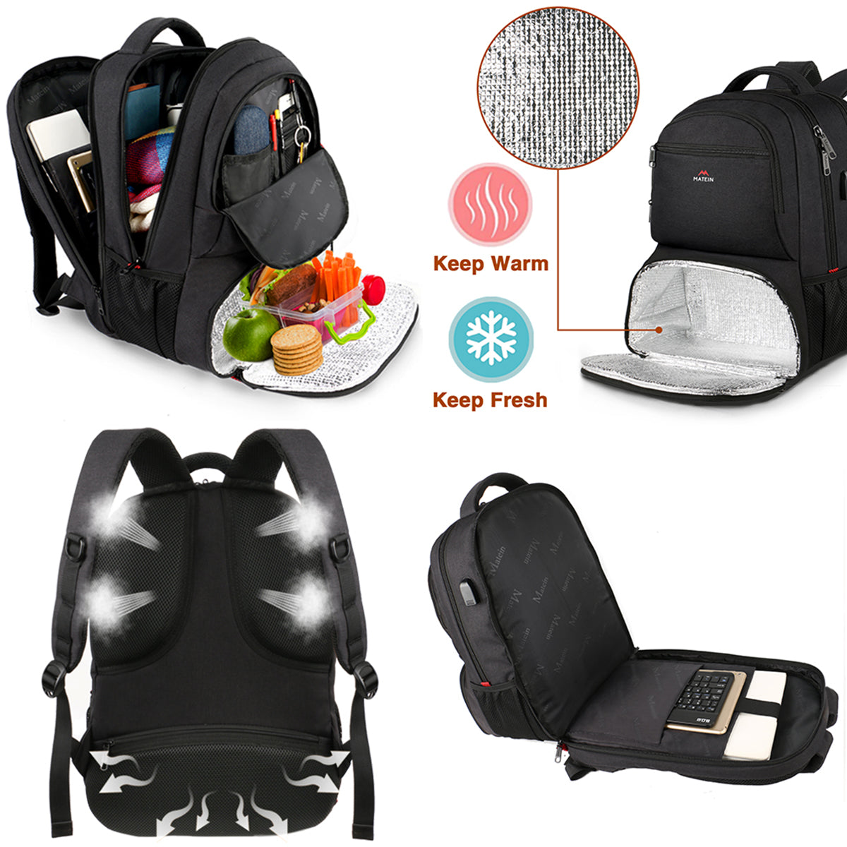 Matein Lunch Backpack Matein